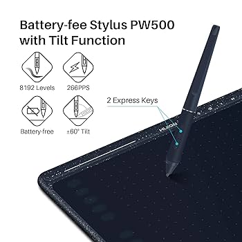 新品未使用 HUION HS611 デジタルドローイングタブレット スカーレット Amazon.com: HUION HS611 Graphics Drawing Tablet Android